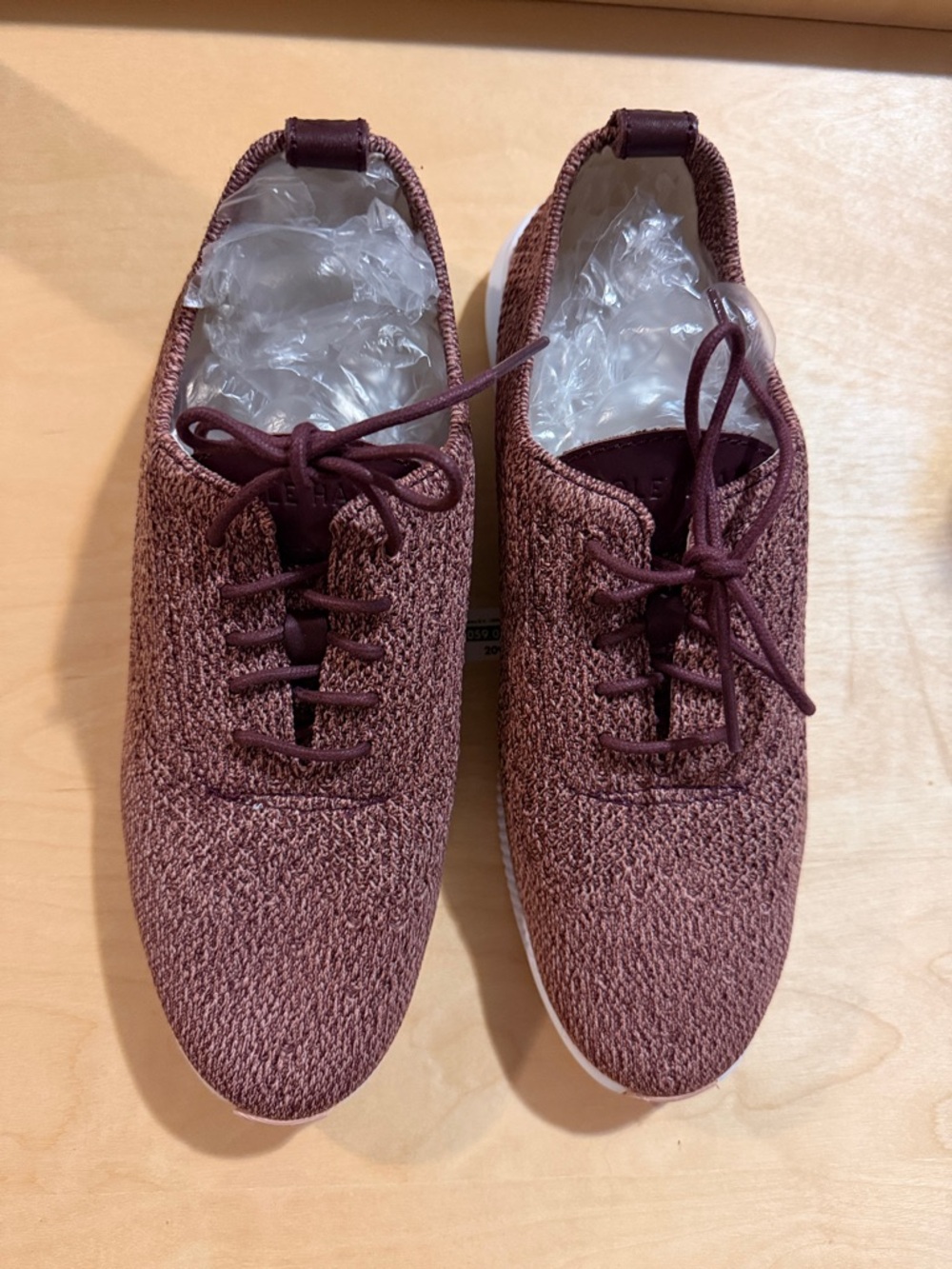 Cole Haan Women's Knit Sneakers in Burgundy